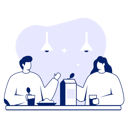 پیش‌نمایش فایل couple-eating-together-8044401 از پک غذا و نوشیدنی