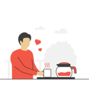 پیش‌نمایش فایل boy-drinking-coffee-8044828 از پک غذا و نوشیدنی