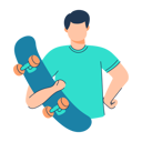 پیش‌نمایش فایل skateboard-11020932 از پک ورزش