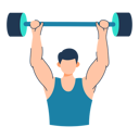 پیش‌نمایش فایل athlete-is-doing-barbell-exercise-11021001 از پک تمرین و ورزش