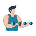 پیش‌نمایش فایل coach-does-dumbbell-exercise-11020984 از پک تمرین و ورزش