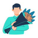 پیش‌نمایش فایل man-is-holding-rose-bouquet-11021040 از پک طبیعت و بوم‌شناسی
