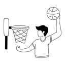پیش‌نمایش فایل basket-ball-11078699 از پک ورزش