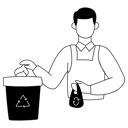 پیش‌نمایش فایل man-is-collecting-trash-11078778 از پک طبیعت و محیط زیست