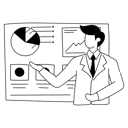 پیش‌نمایش فایل employee-is-presenting-on-board-11078879 از پک فعالیت اجتماعی