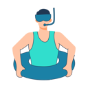 پیش‌نمایش فایل man-is-doing-snorkeling-activity-in-sea-11079009 از پک سفر