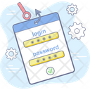 پیش‌نمایش فایل login-password-4347461 از پک امنیت سایبری