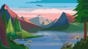 پیش‌نمایش فایل mountain-landscape-5353709 از پک متفرقه