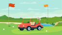 پیش‌نمایش فایل golf-cart-5353620 از پک متفرقه