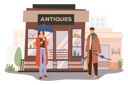 پیش‌نمایش فایل antiques-store-5353638 از پک فروشگاه‌ها