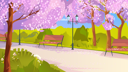 پیش‌نمایش فایل city-pink-blossom-5342482 از پک منظره
