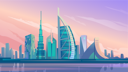 پیش‌نمایش فایل dubai-skyscrapers-5342467 از پک منظره