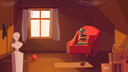 پیش‌نمایش فایل attic-room-interior-5383853 از پک صفحه فرود