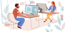 پیش‌نمایش فایل call-center-operators-5405236 از پک متفرقه