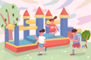 پیش‌نمایش فایل kids-playing-at-children-playground-5512335 از پک فعالیت کودکان