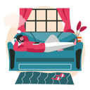 پیش‌نمایش فایل man-dreaming-while-lying-on-couch-5558158 از پک مردم در حال رویاپردازی