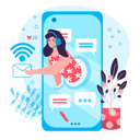 پیش‌نمایش فایل social-media-app-5558332 از پک شبکه اجتماعی