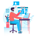 پیش‌نمایش فایل man-analyzing-data-5558357 از پک فرایند کسب‌وکار
