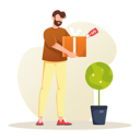 پیش‌نمایش فایل man-got-shopping-delivery-5593709 از پک خرید