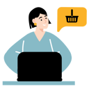 پیش‌نمایش فایل girl-doing-online-shopping-5596283 از پک فروش اینترنتی