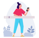 پیش‌نمایش فایل girl-surfing-internet-using-smartphone-5984620 از پک فعالیت افراد