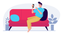 پیش‌نمایش فایل guy-lying-on-sofa-surfing-internet-5984621 از پک فعالیت افراد