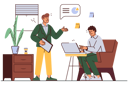 پیش‌نمایش فایل business-people-discussing-on-project-5983956 از پک فعالیت افراد