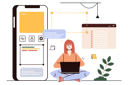 پیش‌نمایش فایل girl-developing-mobile-application-5983945 از پک فعالیت افراد