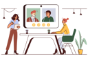 پیش‌نمایش فایل online-business-meeting-5983948 از پک فعالیت افراد