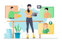 پیش‌نمایش فایل video-conference-5983990 از پک متفرقه