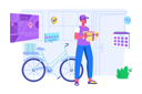 پیش‌نمایش فایل delivery-man-giving-doorstep-delivery-7154206 از پک تکنولوژی
