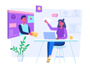 پیش‌نمایش فایل woman-get-business-task-via-internet-7154202 از پک تکنولوژی