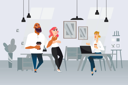 پیش‌نمایش فایل business-colleagues-discussing-with-each-other-7154312 از پک دکوراسیون و طراحی داخلی