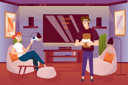 پیش‌نمایش فایل man-and-woman-playing-video-game-at-home-7154302 از پک دکوراسیون و طراحی داخلی