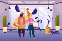 پیش‌نمایش فایل people-doing-workout-at-gym-7154305 از پک دکوراسیون و طراحی داخلی