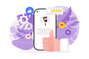 پیش‌نمایش فایل shopping-review-7154446 از پک فناوری و دستگاه‌ها