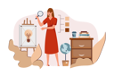 پیش‌نمایش فایل female-entrepreneur-searching-for-idea-7154393 از پک فعالیت افراد
