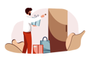 پیش‌نمایش فایل man-dropping-gift-at-doorway-7154389 از پک فعالیت افراد