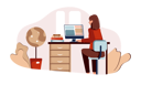 پیش‌نمایش فایل woman-looking-at-online-article-for-education-7154387 از پک فعالیت افراد
