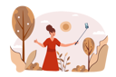پیش‌نمایش فایل woman-taking-selfie-7154391 از پک فعالیت افراد