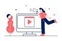پیش‌نمایش فایل woman-doing-online-marketing-7154246 از پک فعالیت‌های تجاری