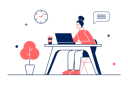 پیش‌نمایش فایل woman-working-on-laptop-7154248 از پک فعالیت‌های تجاری