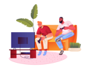 پیش‌نمایش فایل father-and-son-playing-video-game-together-8369065 از پک سبک زندگی
