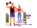 پیش‌نمایش فایل fitness-people-doing-morning-workout-8369074 از پک سبک زندگی
