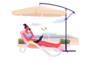 پیش‌نمایش فایل girl-working-on-laptop-at-beach-8369075 از پک سبک زندگی