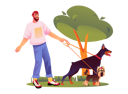 پیش‌نمایش فایل man-going-outside-with-dogs-8369079 از پک سبک زندگی