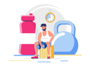 پیش‌نمایش فایل beard-man-doing-morning-workout-8369099 از پک فعالیت افراد
