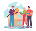 پیش‌نمایش فایل curley-man-give-home-key-to-couple-8368978 از پک حرفه
