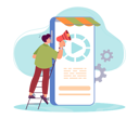 پیش‌نمایش فایل man-doing-mobile-marketing-8368990 از پک حرفه