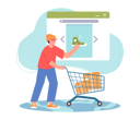 پیش‌نمایش فایل man-doing-online-shopping-8368991 از پک حرفه